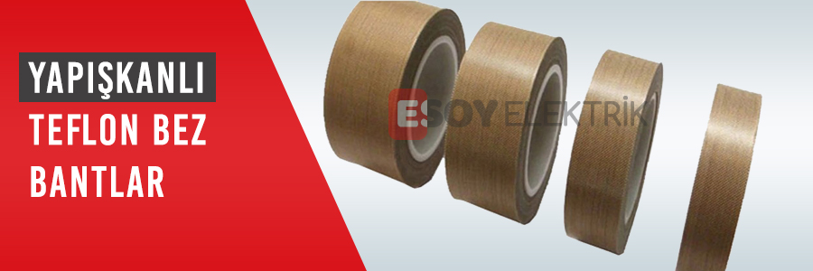 yapışkanlı teflon bez bantlar